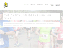 Tablet Screenshot of capitalstriders.org